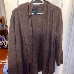 Brown cashmere cardigan